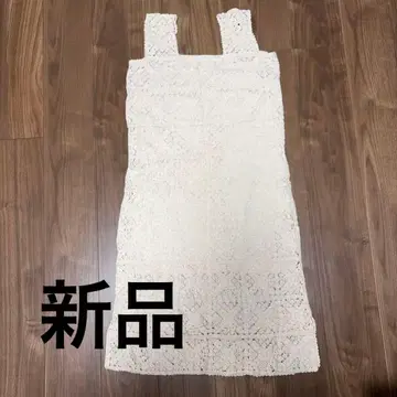 [ 새상품 ] Bab 크로 셰 뜨개질 원피스