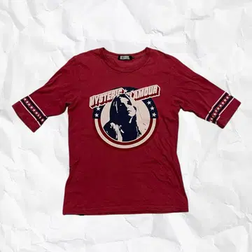 hysteric glamour 5부 기장 t셔츠