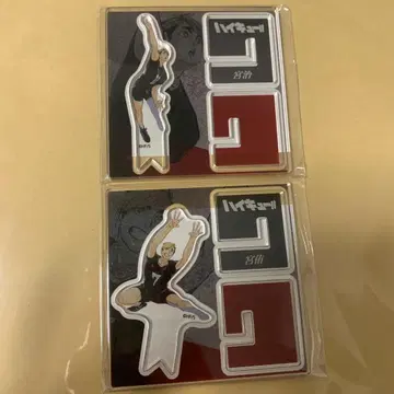 하이큐 아크릴 'X' 피규어 미야 아츠무 미야 오사무