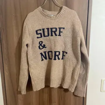 SURF & NORF 베이지 니트