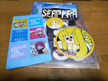 봇치 더 록! 씨 파라다이스 콜라보 패스 케이스 니지카 캔뱃지 등