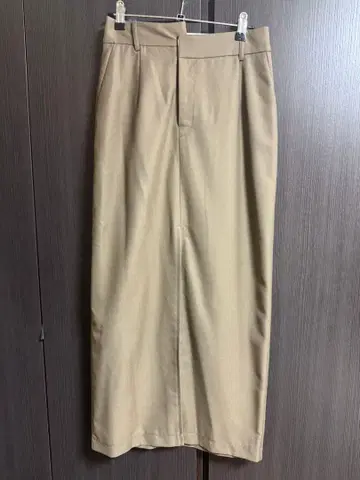 SEA ROOM LYNN 베이지 타이트 스커트 M