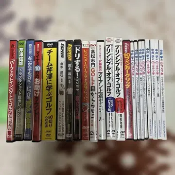 골프 관련 DVD 각종