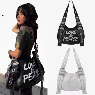 VACANT Archive 호보백 숄더백 블랙