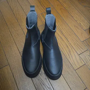 새상품급 CONVERSE 올스타 사이드 고어 통굽 25.0 블랙 가죽