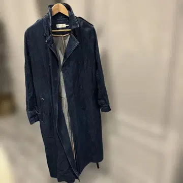 [ 12/8까지 판매 ] rag & bone 다크 블루 롱 코트