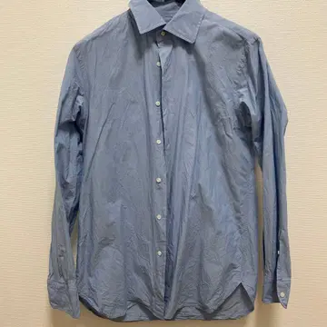 EDIFICE 라이트 블루 긴팔 드레스 셔츠