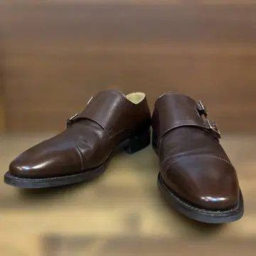 BERWICK 1707 더블 몽크 스트랩 브라운