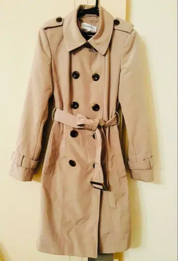 Calvin Klein (캘빈 클라인) 베이지 트렌치코트
