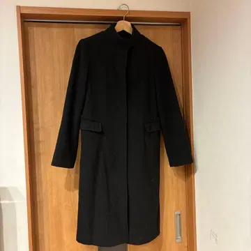 블랙 롱 코트 OZOC