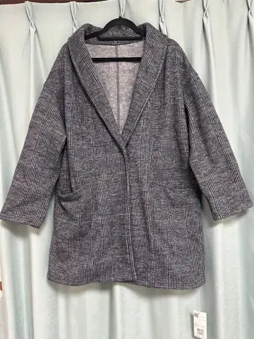 [ 미사용 ] eur3 에우르큐브 체크 무늬 자켓