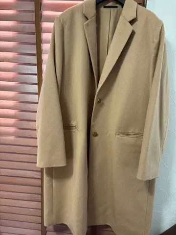 UNIQLO 울 캐시미어 체스터 코트 베이지 beige