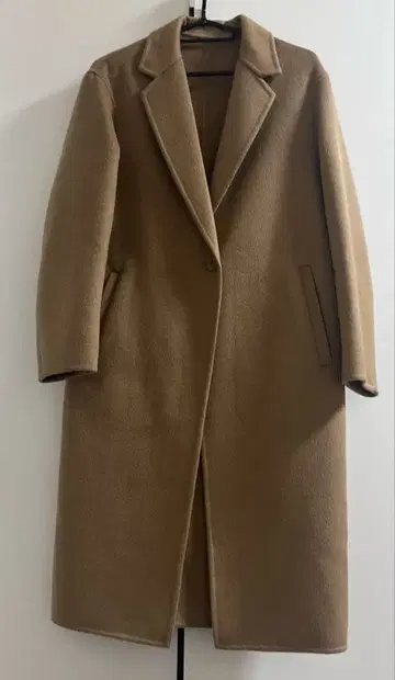 UNIQLO 카멜 롱 코트 XS
