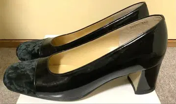 긴자 카네마츠 블랙 에나멜 6cm 힐