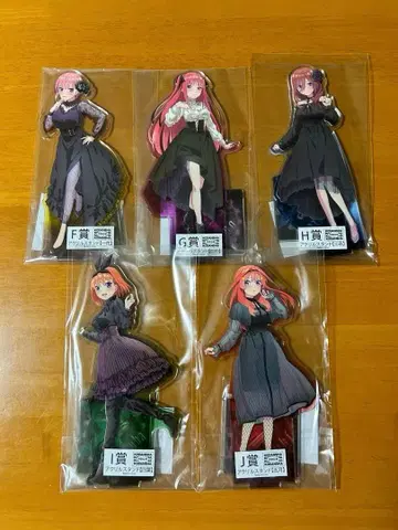 5등분의 신부 아크릴 스탠드 캐릭터 복권 Gothic rock