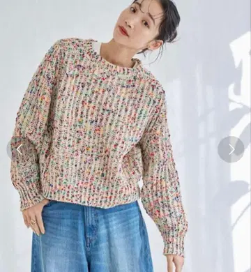 [ 새상품급 ] 카스리 네프 얀 믹스 컬러 니트 coen 니트