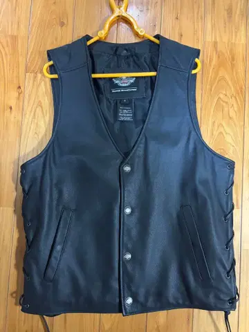 Harley Davidson 가죽 베스트