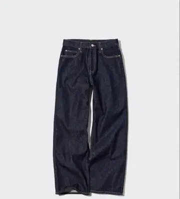 새상품 UNIQLO 배기진 69 NAVY 사이즈 25