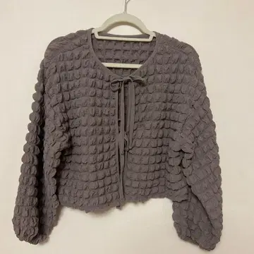 그레이 2way 긴팔 가디건