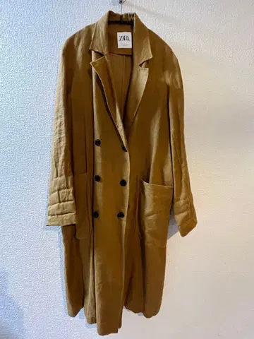 ZARA 린넨 스프링 코트 EUR S