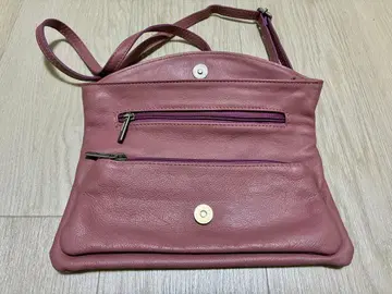 VERA PELLE 핑크 가죽 숄더백