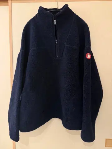 CAVEMPT C.E 네이비 플리스 자켓 M 사이즈