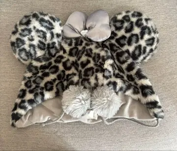 레오파드 무늬 미키 귀 캡