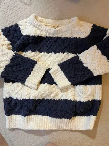 젤라피케 룸웨어 스트라이프 네이비&화이트