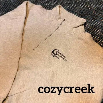 cozycreek 하프집 후드티