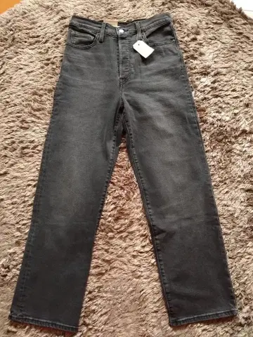 LEVI'S RIBCAGE STRAIGHTANKLE 데님 28