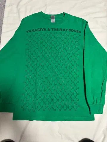 야나기야 무츠시와 랫본즈 긴팔 T셔츠 S 사이즈