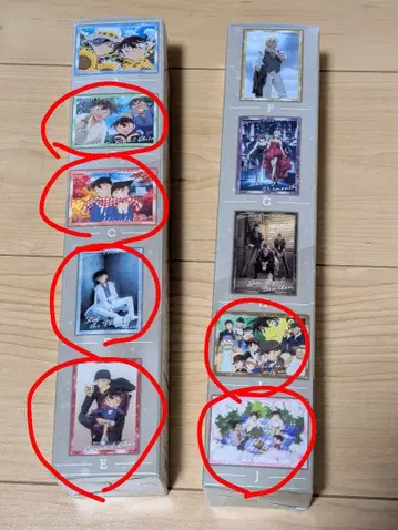 명탐정 코난 미니 클리어 포스터 컬렉션 6종