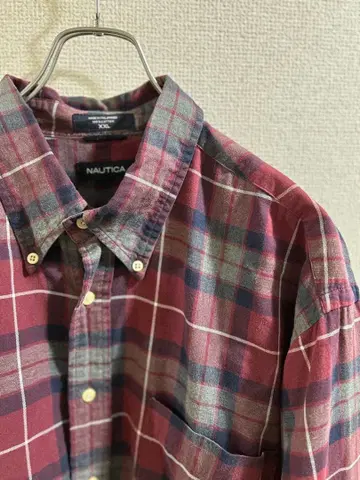 NAUTICA 빅 실루엣 체크 셔츠