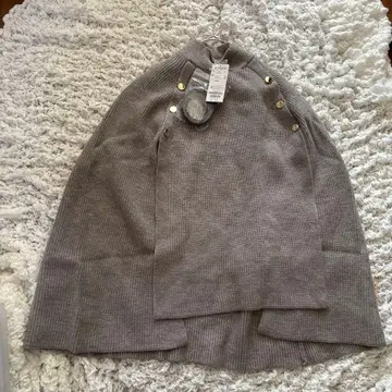 최종 가격! MAJESTIC LEGON 그레이 케이프 니트 M 사이즈