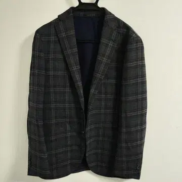 체크 무늬 비즈니스 자켓