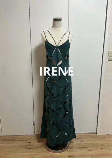 IRENE 22ss Diamond Slit Knit Dress