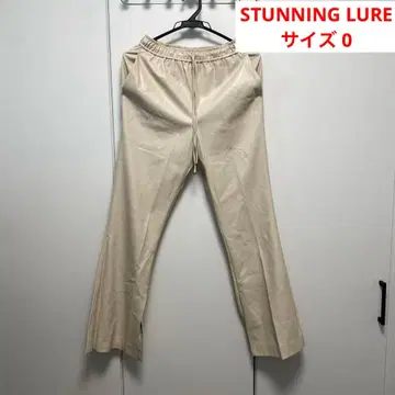 STUNNING LURE 스터링 루어 에코 가죽 팬츠 0 사이즈