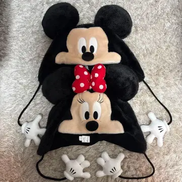 미키 미니 귀 달린 팬캡