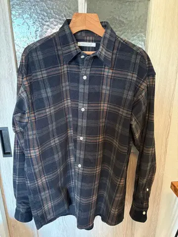 JOURNAL STANDARD 코듀로이 불규칙 체크 셔츠