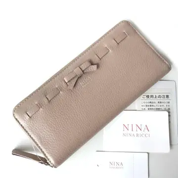 새상품 니나니나 리치 비너스 퍼스 라운드 장지갑 핑크