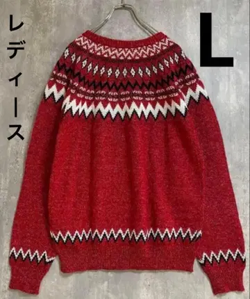 cathys closet 캐시즈 클로젯 노르딕 무늬 니트