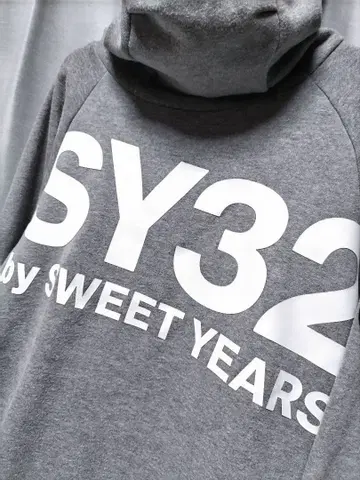 SY32 스트레치 풀오버 후드티 그레이 발라클라바