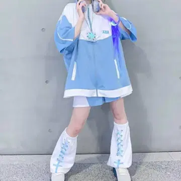 누타 시마무라 천사계 패션 셋업 저지 상하의 세트 M 사이즈