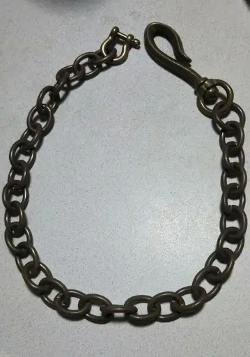 브론즈 지갑 체인 후크식