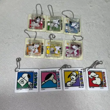 스누피 키링 가챠가챠 세트