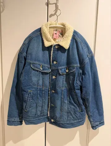 MOUSSY.Lee 콜라보레이션.스톰 라이더 데님 자켓