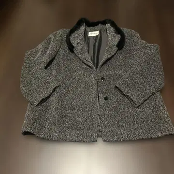 Lapis Rouge 그레이 알파카 혼합 자켓 코트 11호 L