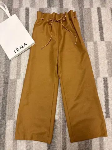 [ 하자품 ] IENA LA BOUCLE 기모 브라우징 팬츠