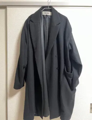 버제스 브룩 남성용 롱 코트 블랙