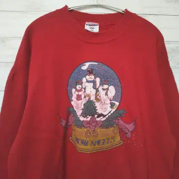 USA JERZEES 스노우 엔젤 맨투맨 트레이닝복 USA 구제 의류